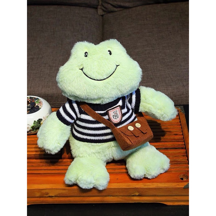 Thú Nhồi Bông Hình Ếch Hoạt Hình Xinh Xắn AIXINI