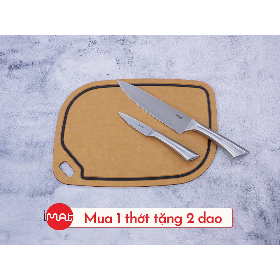 [TẶNG DAO] Thớt sợi gỗ Neoflam kelp đen chịu nhiệt 170℃, chống xước th