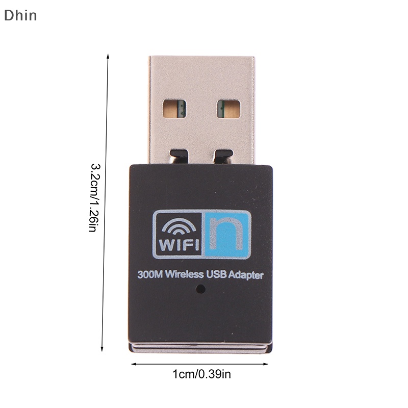 Usb Thu Sóng WiFi 300Mbps Không Cần Dùng Thẻ Mạng Cho Máy Tính