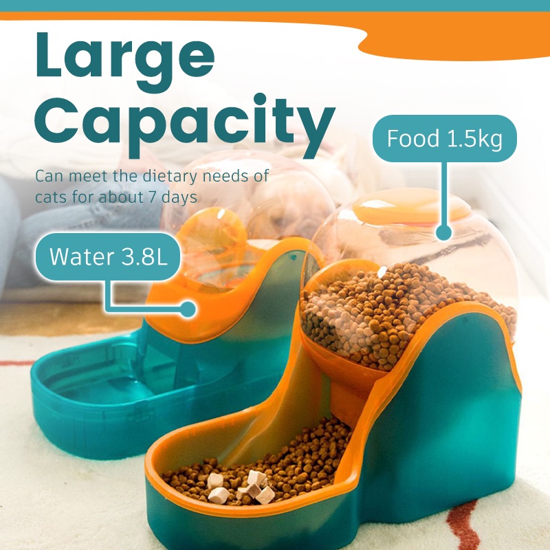 HamshMoc Máy Đựng Nước Uống Tự Động Cho Thú Cưng Cỡ Nhỏ / Vừa / Nhỏ