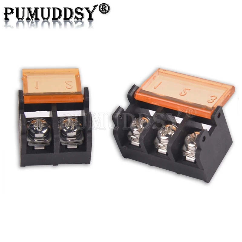 Khối Đấu Nối Đầu Cuối Vít HB9500-2P 3P 4P 5P 6P 7P 8P 9P 10Pin PCB HB-9500 300V 30A 9.5MM