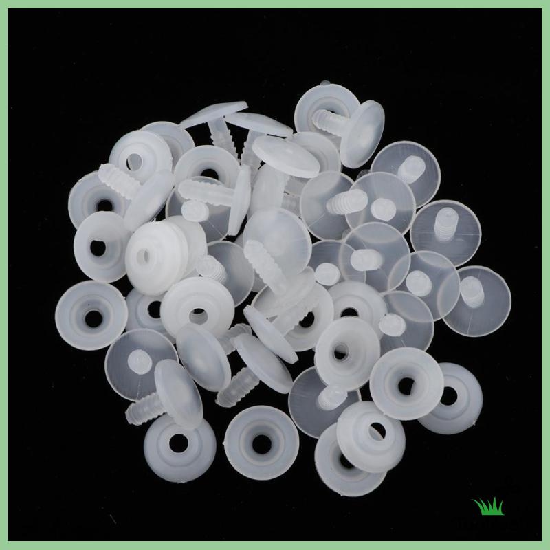 Khớp Nối Màu Trắng 15mm Cho Búp Bê Nhồi Bông