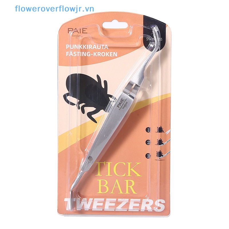 Nhíp Nhổ Lông Mèo Chuyên Nghiệp Bằng Thép Không Gỉ 2 Trong 1