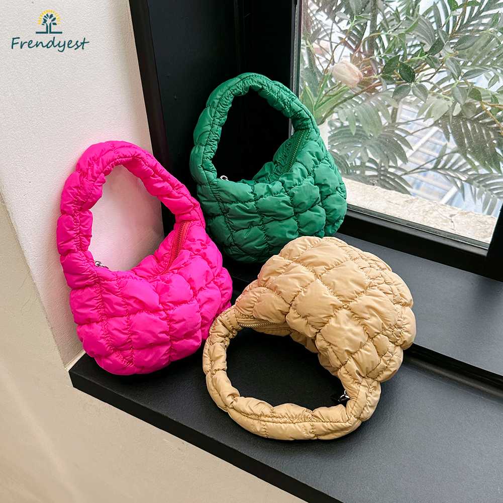 Túi Xách Tote Hình Đám Mây Xếp Ly Siêu Nhẹ Thời Trang Cho Nữ