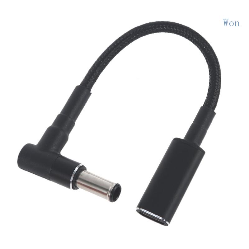 Dây Cáp Chuyển Đổi Dữ Liệu Loại C Female Sang DC 6 0X1 4mm PD 100W Dành Cho Máy Tính