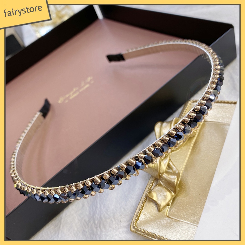 Cài Tóc Đính Hạt Pha Lê Giả Lấp Lánh Thời Trang Cho Nữ