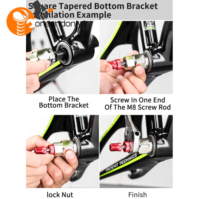 Giá Đỡ Xe Đạp Hình Vuông Bằng Hợp Kim Nhôm Chống Rơi Tiện Dụng