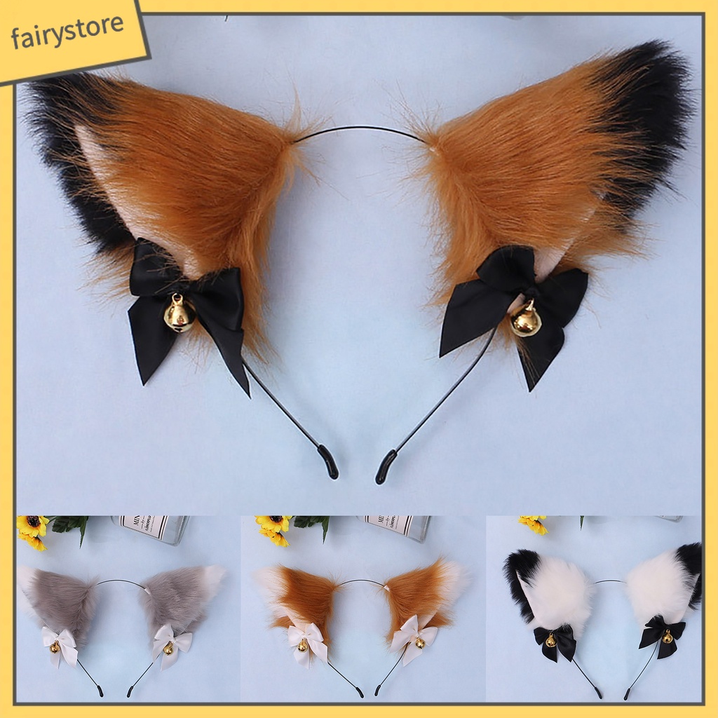 Băng Đô Tai Thỏ Giả Lông Thỏ Hóa Trang Tiệc Tùng Dễ Thương