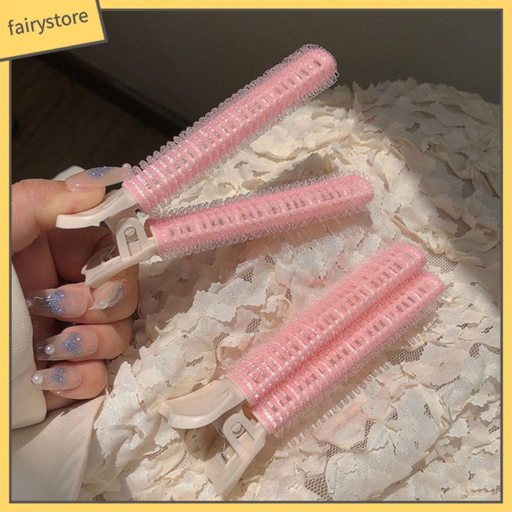 Bộ 2 Kẹp Tóc Không Dùng Nhiệt Không Để Lại Dấu Vết Tạo Kiểu Tóc DIY