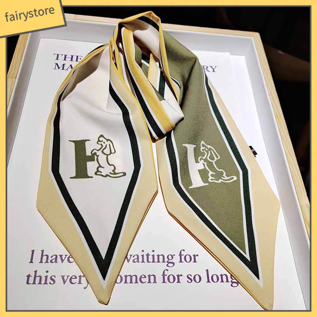 [FRO] Dây Cột Tóc Đa Năng Hai Mặt In Hình Cho Nữ Ruy Băng Buộc Tóc Đuôi Ngựa