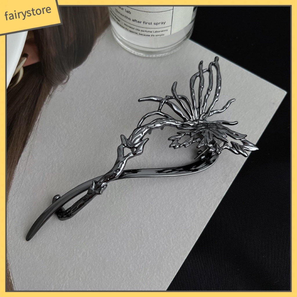 Kẹp Tóc Hình Bướm Màu Sáng Thanh Lịch Chống Rơi Cho Nữ