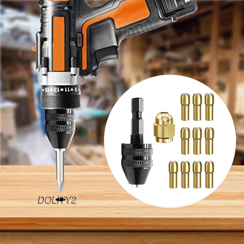 Set 2 Đầu Kẹp Mũi Khoan Điện Thay Thế Tiện Dụng