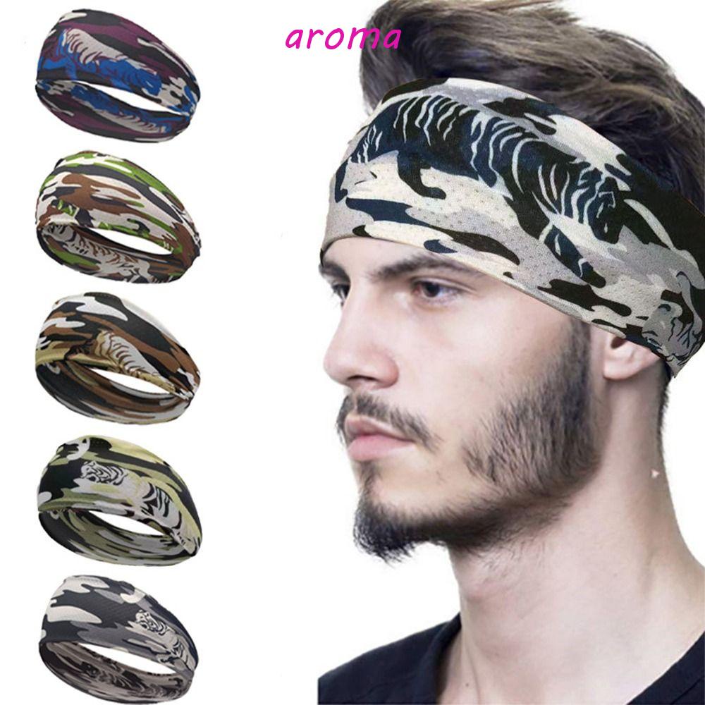 Băng Đô Turban Lụa Lạnh Bản Rộng Thấm Hút Mồ Hôi Thoáng Khí Thời Trang Cho Nam Và Nữ