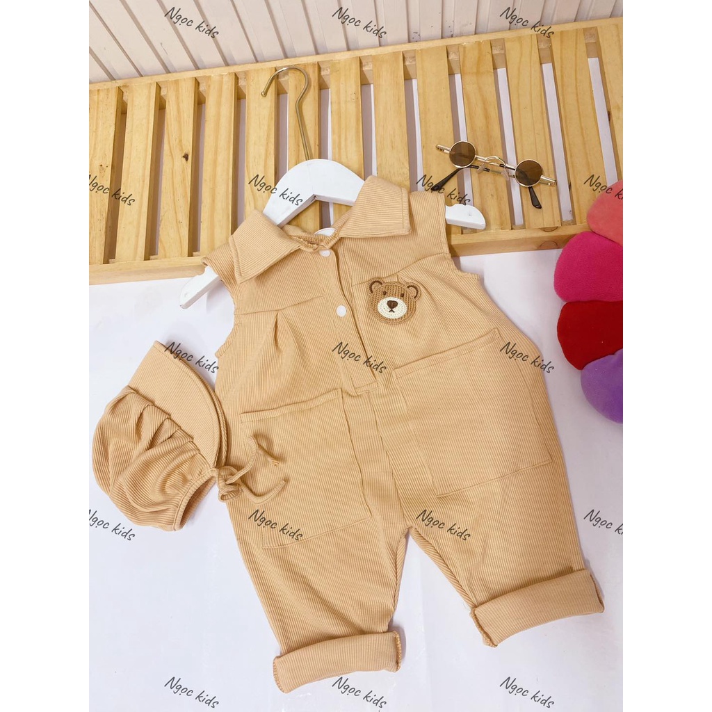 Set jum gấu bông 2 màu size 8-15kg