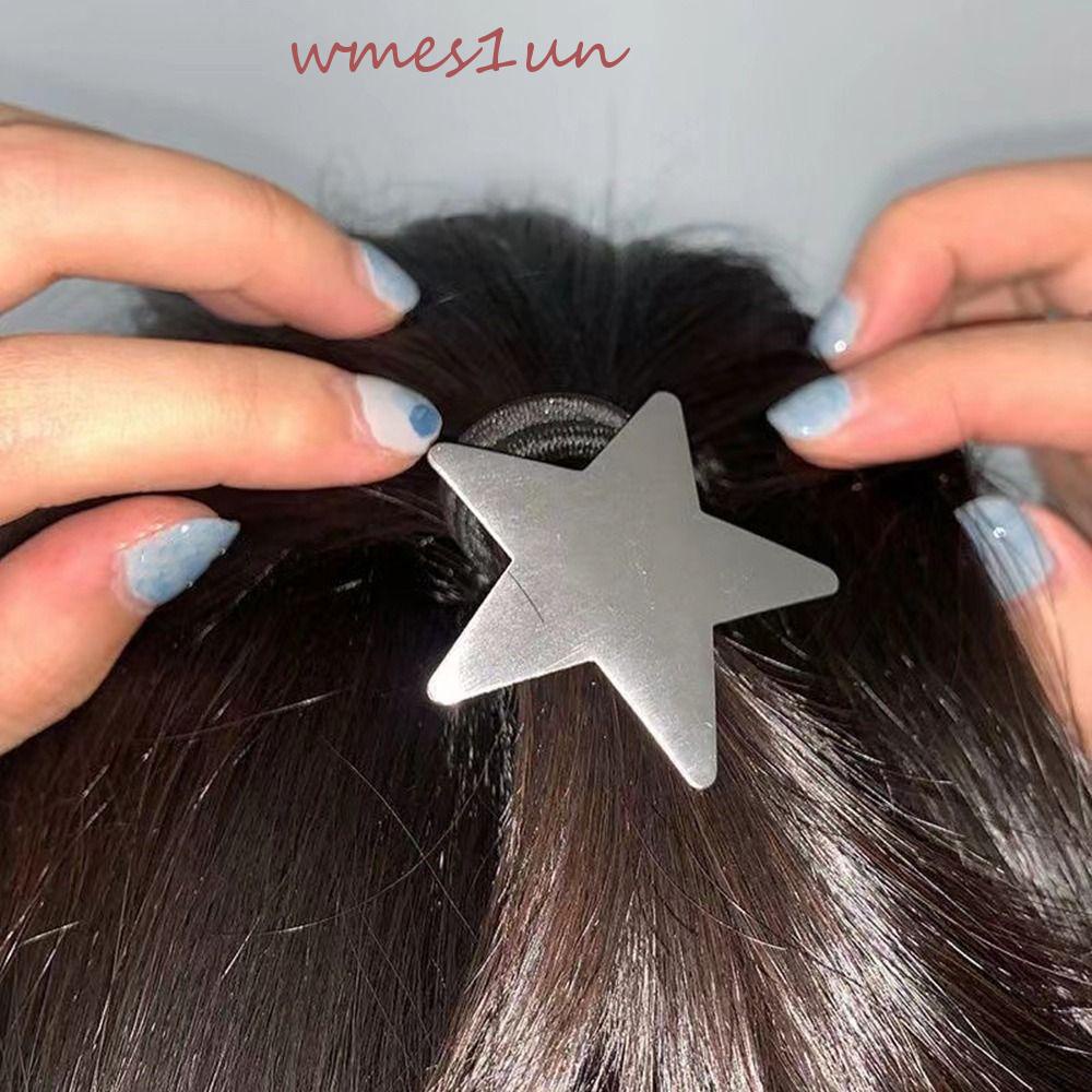 Dây Cột Tóc Co Giãn Hình Ngôi Sao Năm Cánh 15H Phong Cách Harajuku Ngọt Ngào Cho Nữ