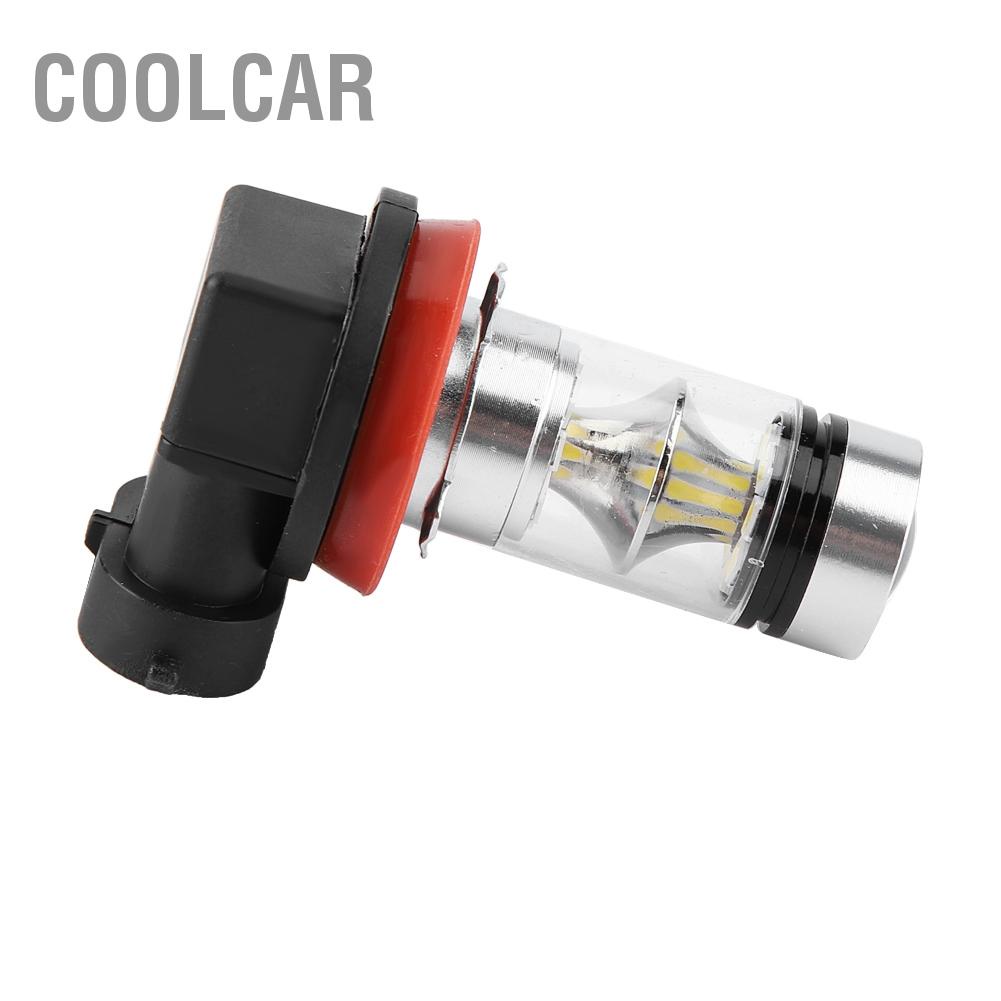 CoolCar H11 H8 Đèn sương mù 100W 20LEDs ô tô Bóng đèn pha màu trắng