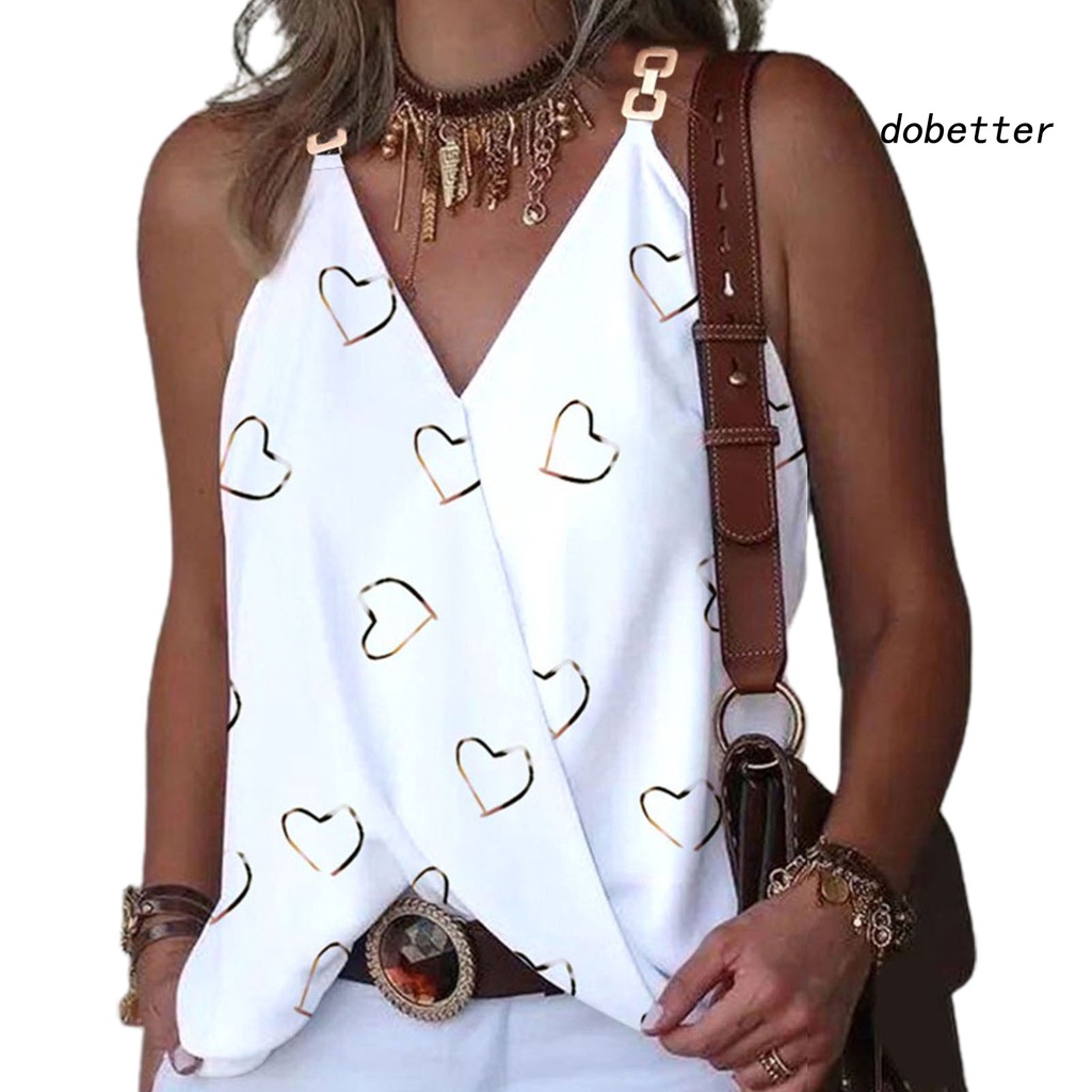 Áo Sát Nách Cổ Chữ V Dáng Rộng In Họa Tiết Bướm Nhiều Màu Sắc Thời Trang Mùa Hè Cho Nữ