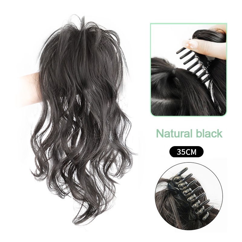 Tóc Giả Đuôi Ngựa Thẳng / Xoăn Dài Thời Trang Dành Cho Nữ Y2K