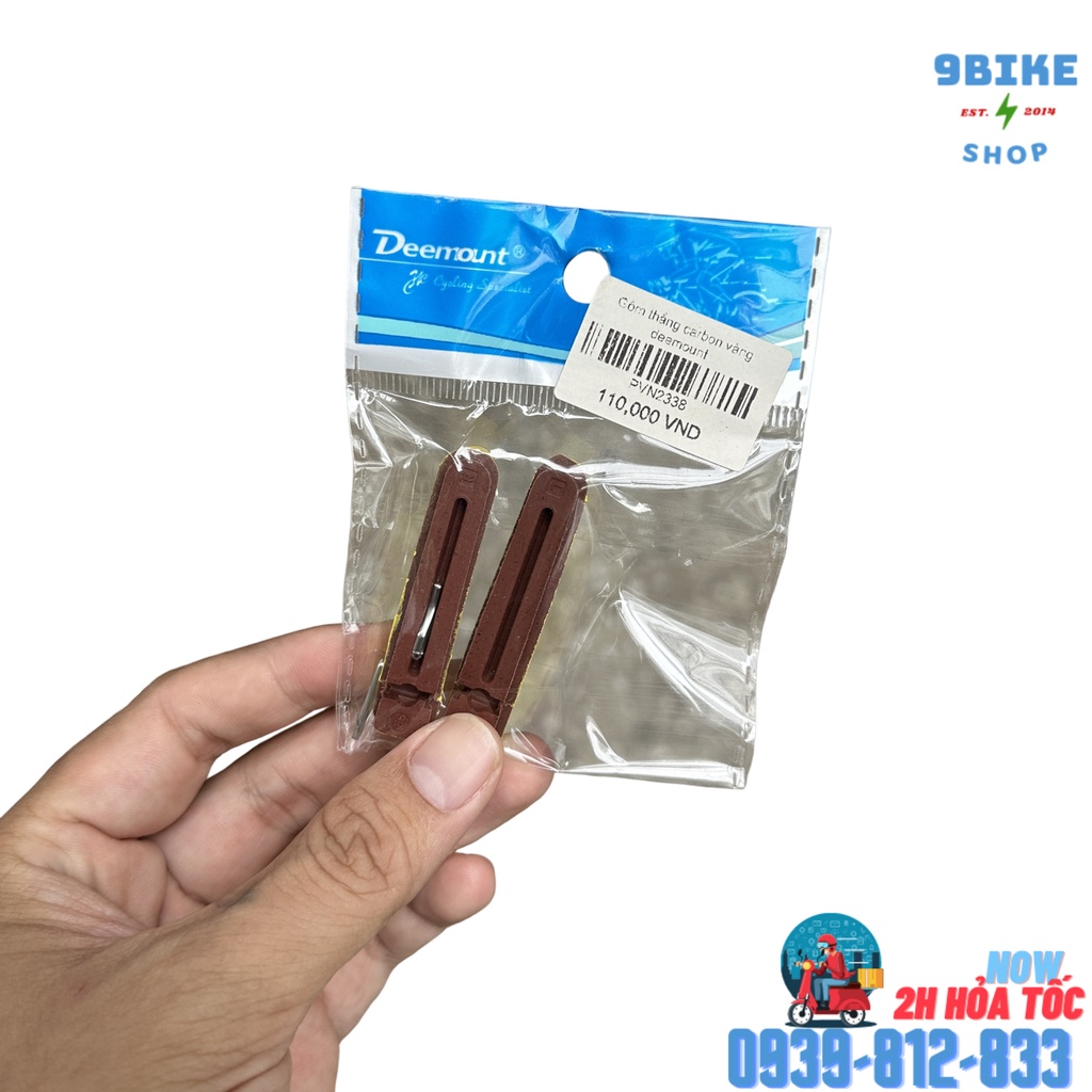 Bố thắng má phanh xe đạp dành cho niềng carbon Deemount