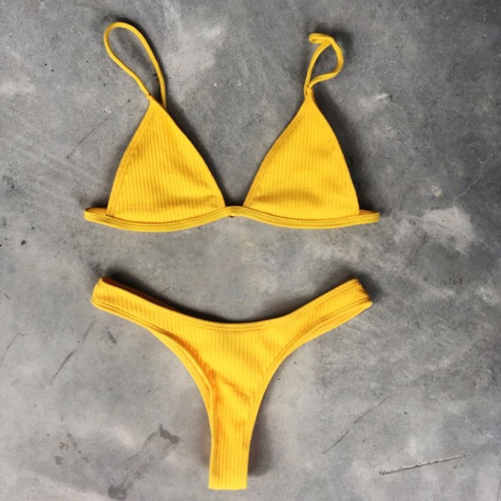 Set Bikini 2 Mảnh Hở Lưng Quyến Rũ Cho Nữ