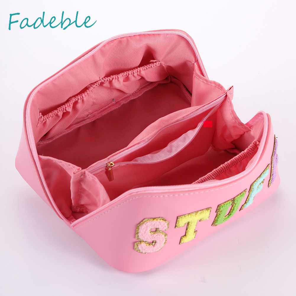 Pu Túi Đựng Mỹ Phẩm Sức Chứa Lớn Tiện Lợi Dễ Sử Dụng