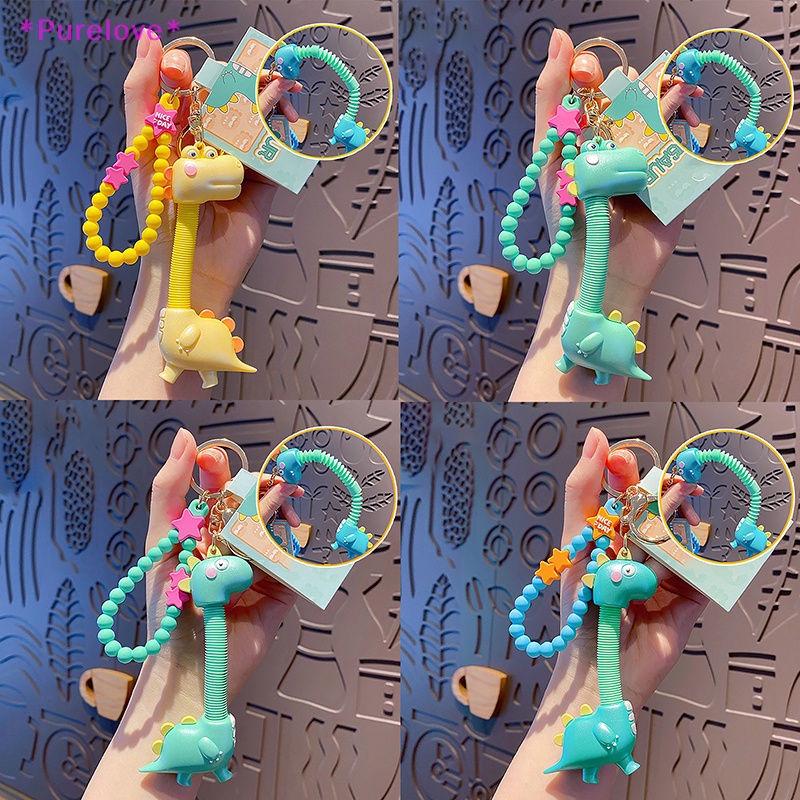 Móc Khóa Búp Bê Khủng Long Miệng Dài Đáng Yêu Dành Cho Nam Và Nữ Mới