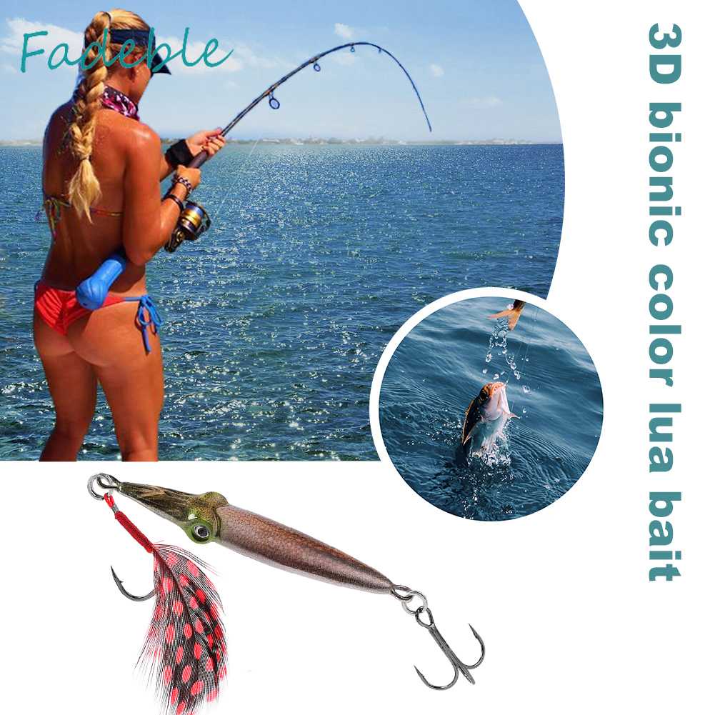 Mồi Câu Cá Nhân Tạo 3D 66mm Có Hiệu Ứng Phát Sáng