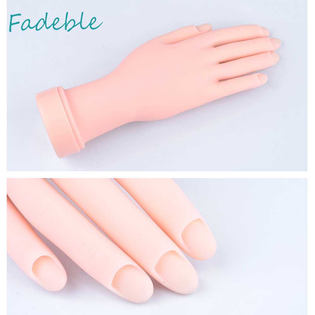 1 Mô Hình Bàn Tay Giả Mềm Tập Luyện Có Khớp Cử Động Cho Người Mới Bắt Đầu