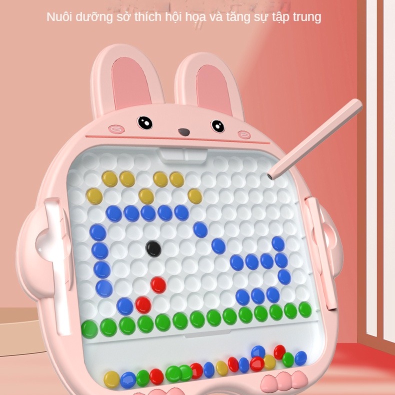 Bảng Vẽ Xếp Hình Nam Châm Nhiều Màu Sắc Vui Nhộn Cho Bé