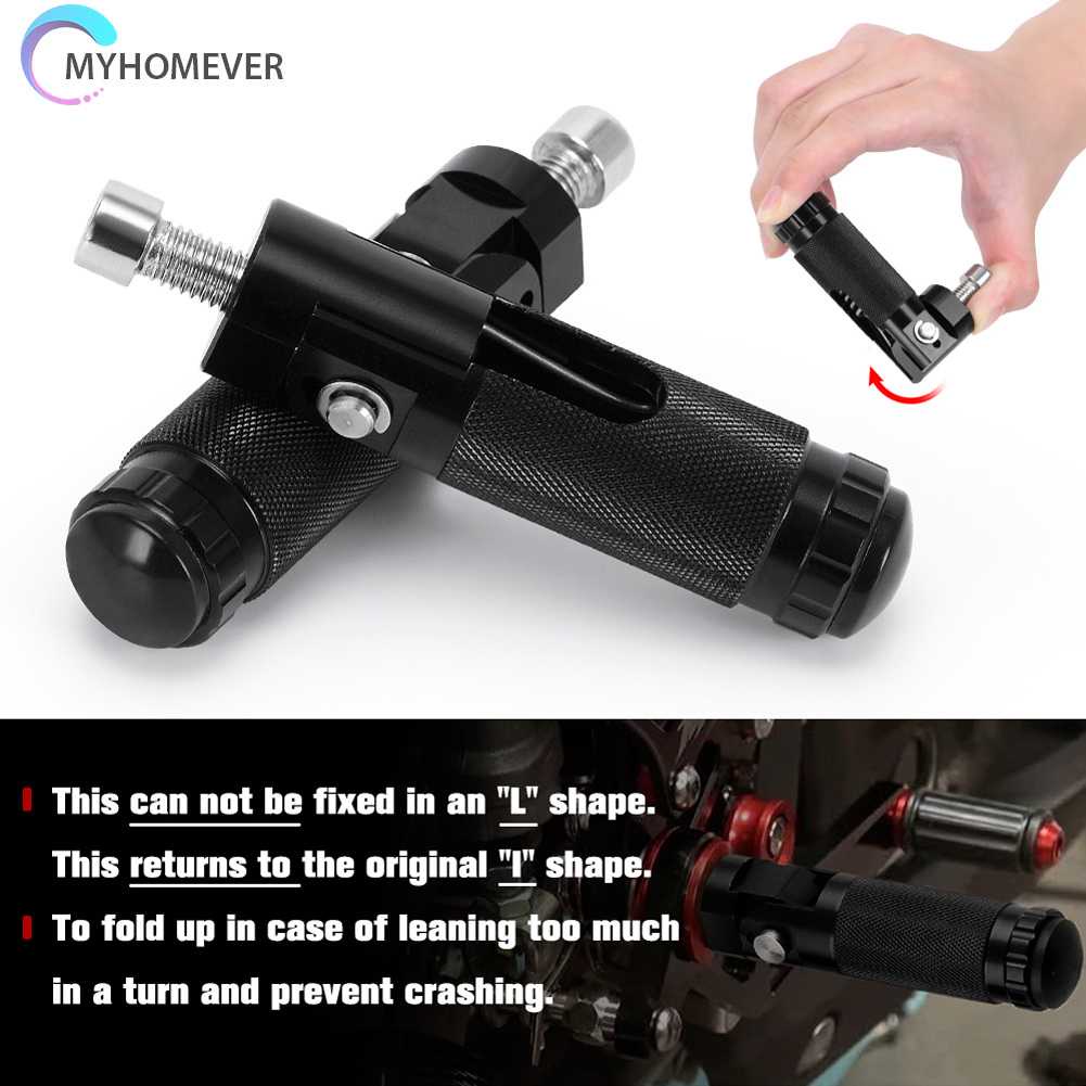 Bàn Đạp Để Chân Phía Sau Xe Máy ATV UTV Bằng Nhôm Gấp Gọn Chống Trượt