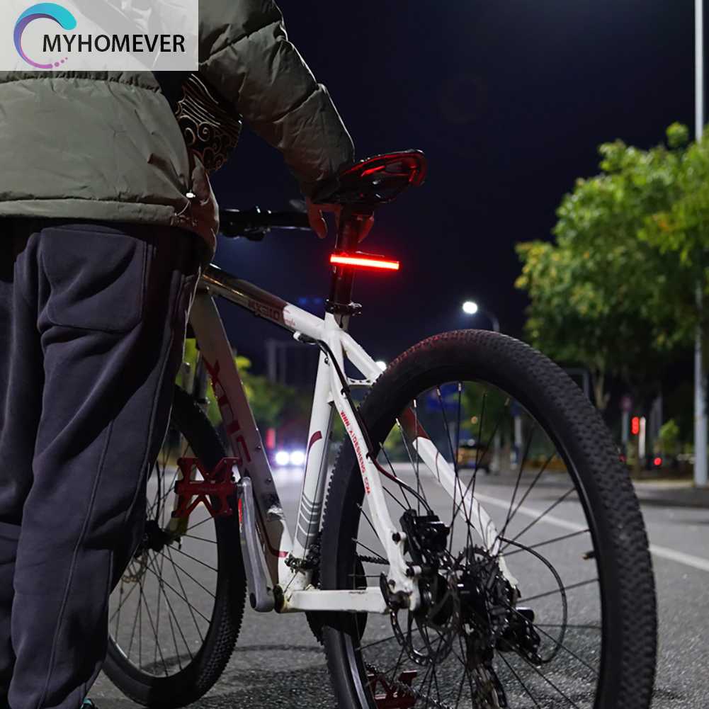 Đèn Đuôi Xe Đạp 4 Chế Độ Sáng 90LM Kết Nối USB