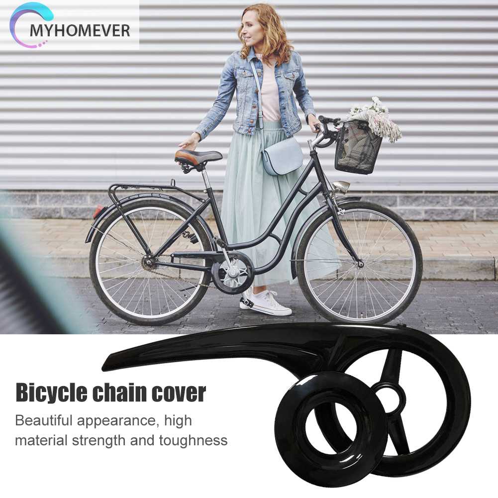 Vỏ Nhựa Bảo Vệ Dây Xích Xe Đạp 40-44 Răng Màu Đen