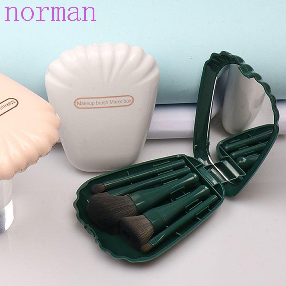 Bộ Cọ Trang Điểm NORMAN Thiết Kế Vỏ Sò Tiện Dụng