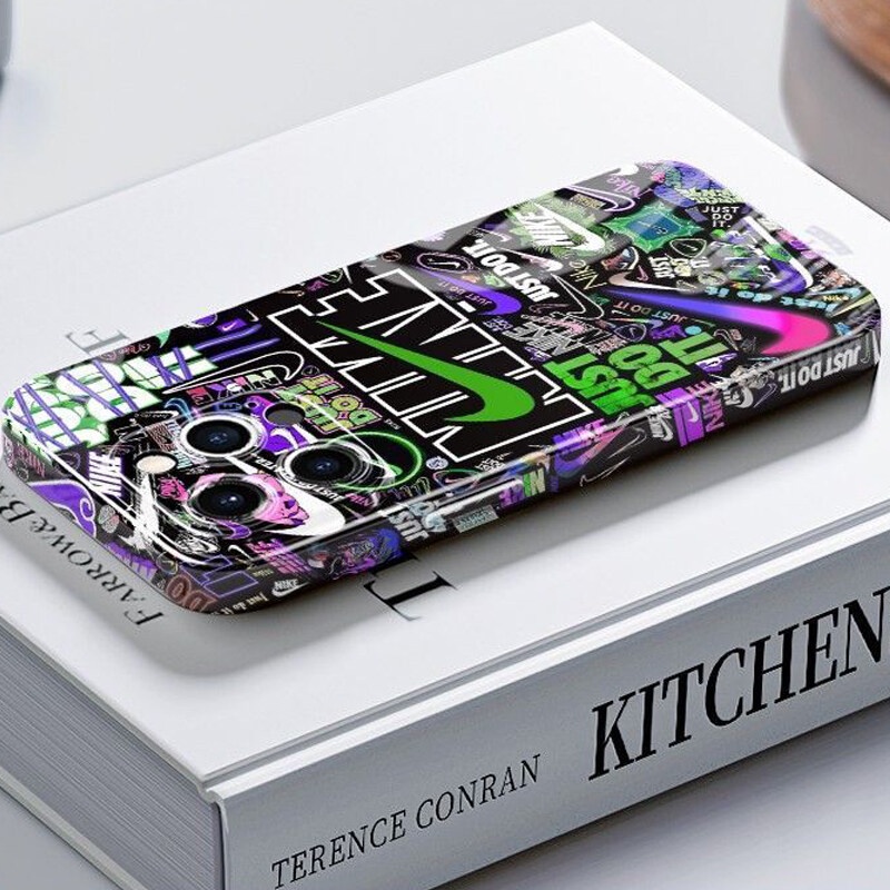 Ốp Điện Thoại TPU Silicon Mềm Trong Suốt Chống Sốc In Logo Thương Hiệu Thể Thao Cho IPhone 14 13 11 Pro Max 12 XS XR X