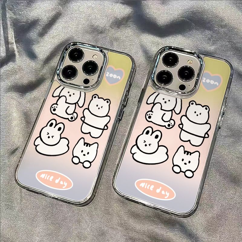 ✅Ốp Điện Thoại Mềm Chống Sốc In Hình Cá Heo Hoạt Hình Cho Apple Max13Plus iPhone127 14pro / 11 8