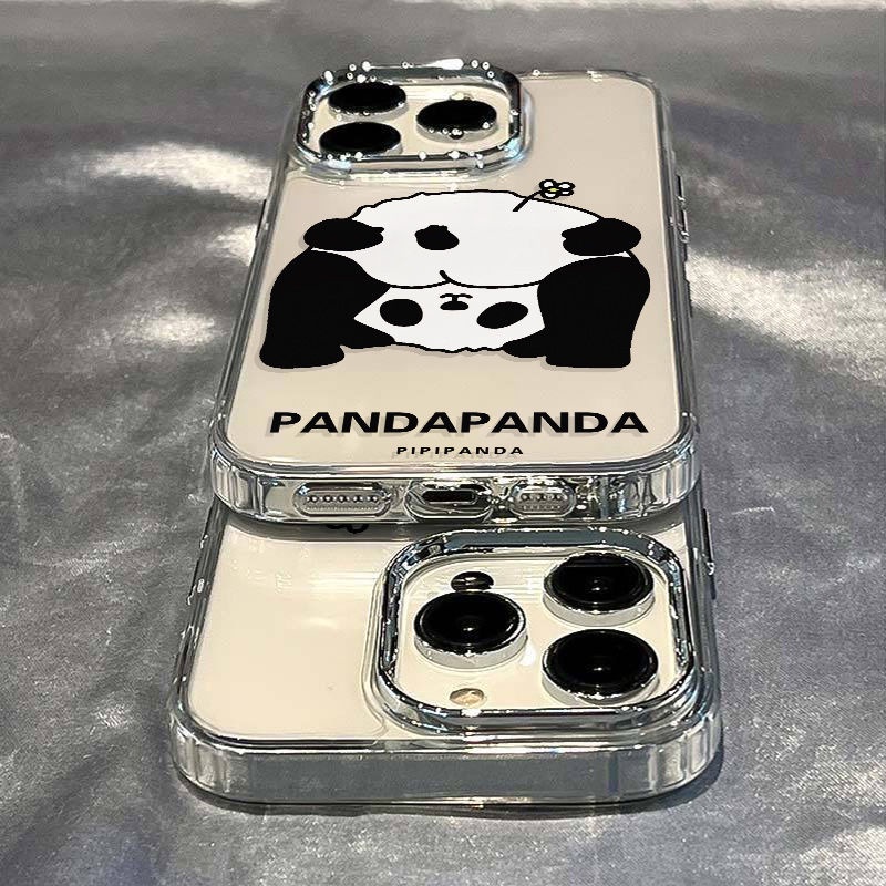 ✅Ốp Điện Thoại Mềm Chống Sốc In Hình Gấu Trúc Cho iPhone127 813plus 14pro / max 11 85VP