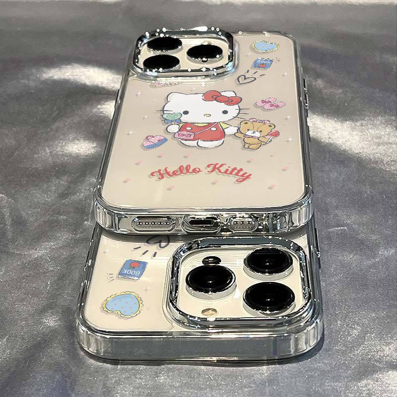 ✅Ốp Điện Thoại Dẻo Họa Tiết Hoạt Hình Chú Gấu / Mèo Dễ Thương Chống Sốc Cho iPhone1214pro ZYSI 13ins / 11 max plus87