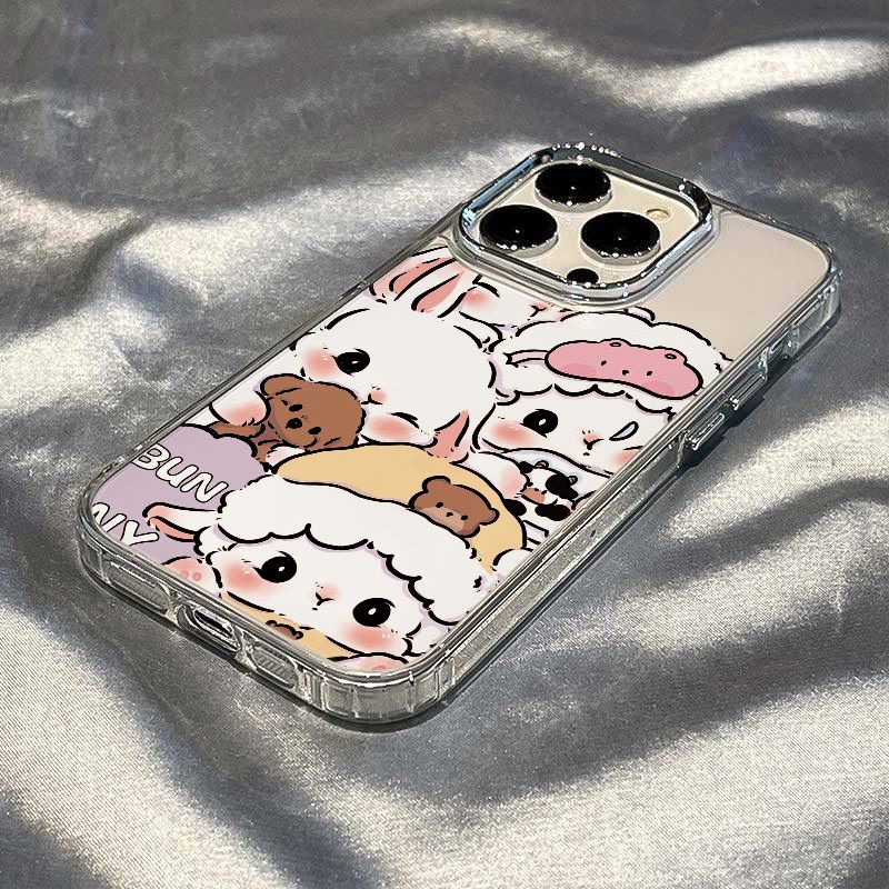✅Ốp Điện Thoại Dẻo Họa Tiết Chú Cừu Đơn Giản Thời Trang Chống Sốc Cho Iphone 714Promax 8 11iPhone12 13Inch