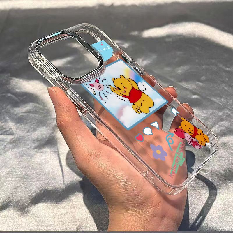 ✅Ốp Điện Thoại Mềm Hình Winnie the Pooh Chống Sốc Cho Apple Iphone 71114pro 8Plus 12 13 / 1EZ7