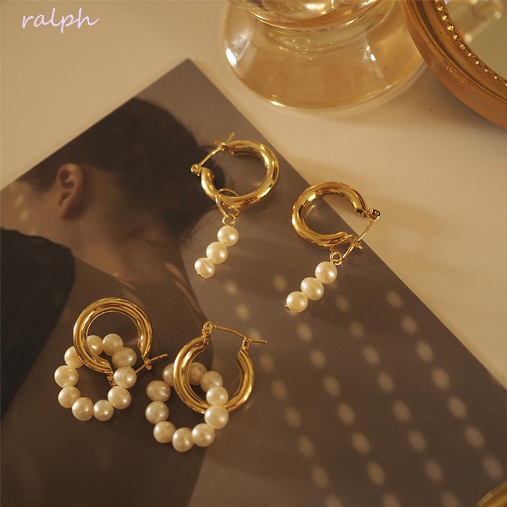 Bông Tai Hình Tròn Phong Cách Vintage Thời Trang Cho Nữ