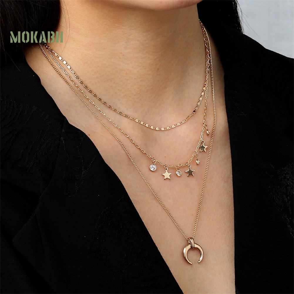 Vòng cổ Nhiều Lớp Họa Tiết Hình Con Bướm Theo Phong Cách Bohemian