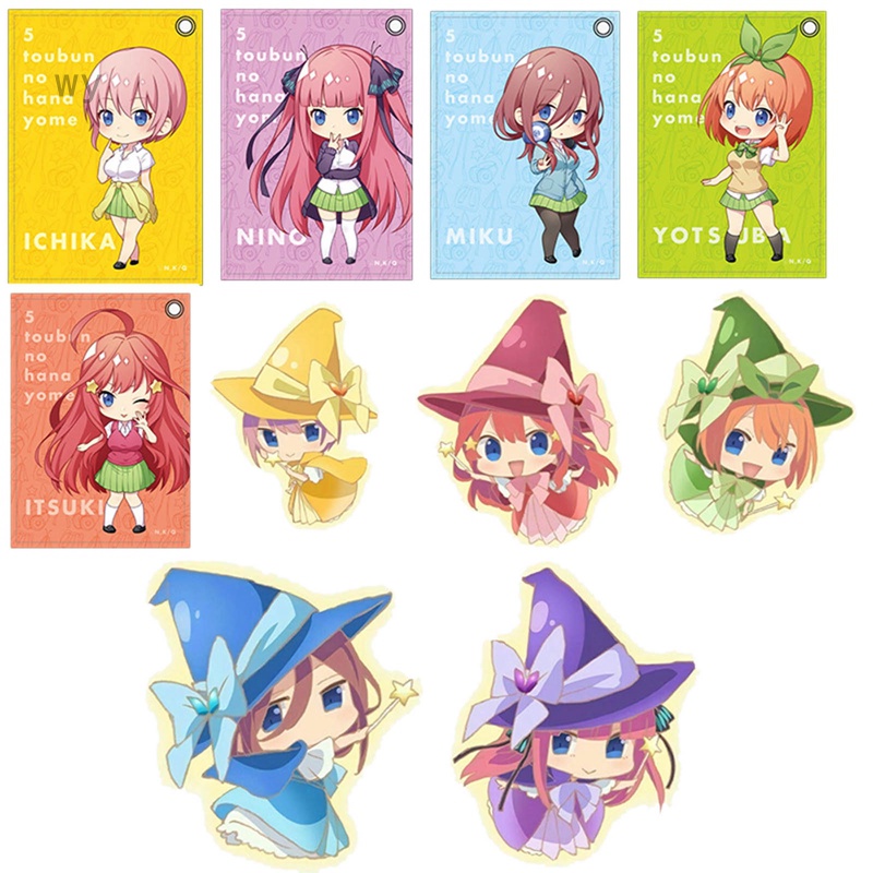 Móc Chìa Khóa Bằng Acrylic Hình Nhân Vật Anime The Quintessential Quintuplets