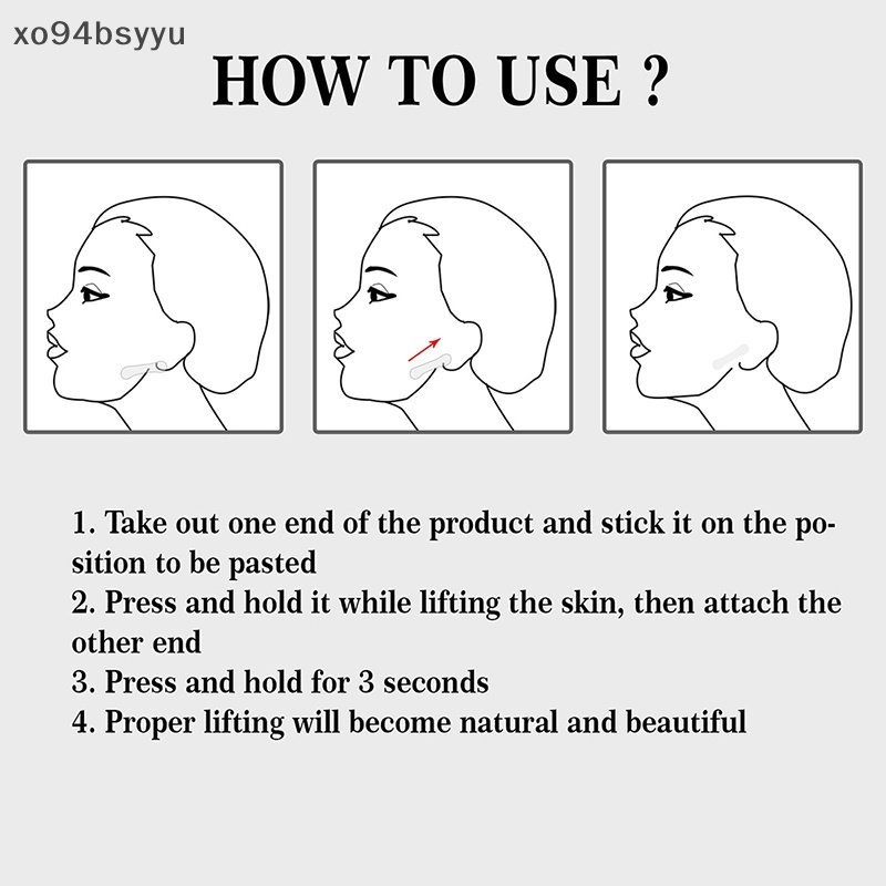 Set 100 Miếng Dán Nâng Cơ Mặt Chữ V Vô Hình Xo94Bsyu