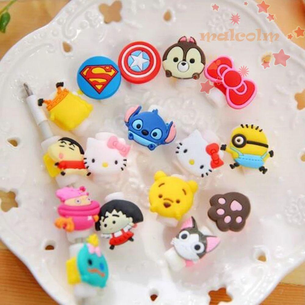 Dụng Cụ Quấn Bảo Vệ Dây Cáp Sạc USB Hình Hoạt Hình Đáng Yêu