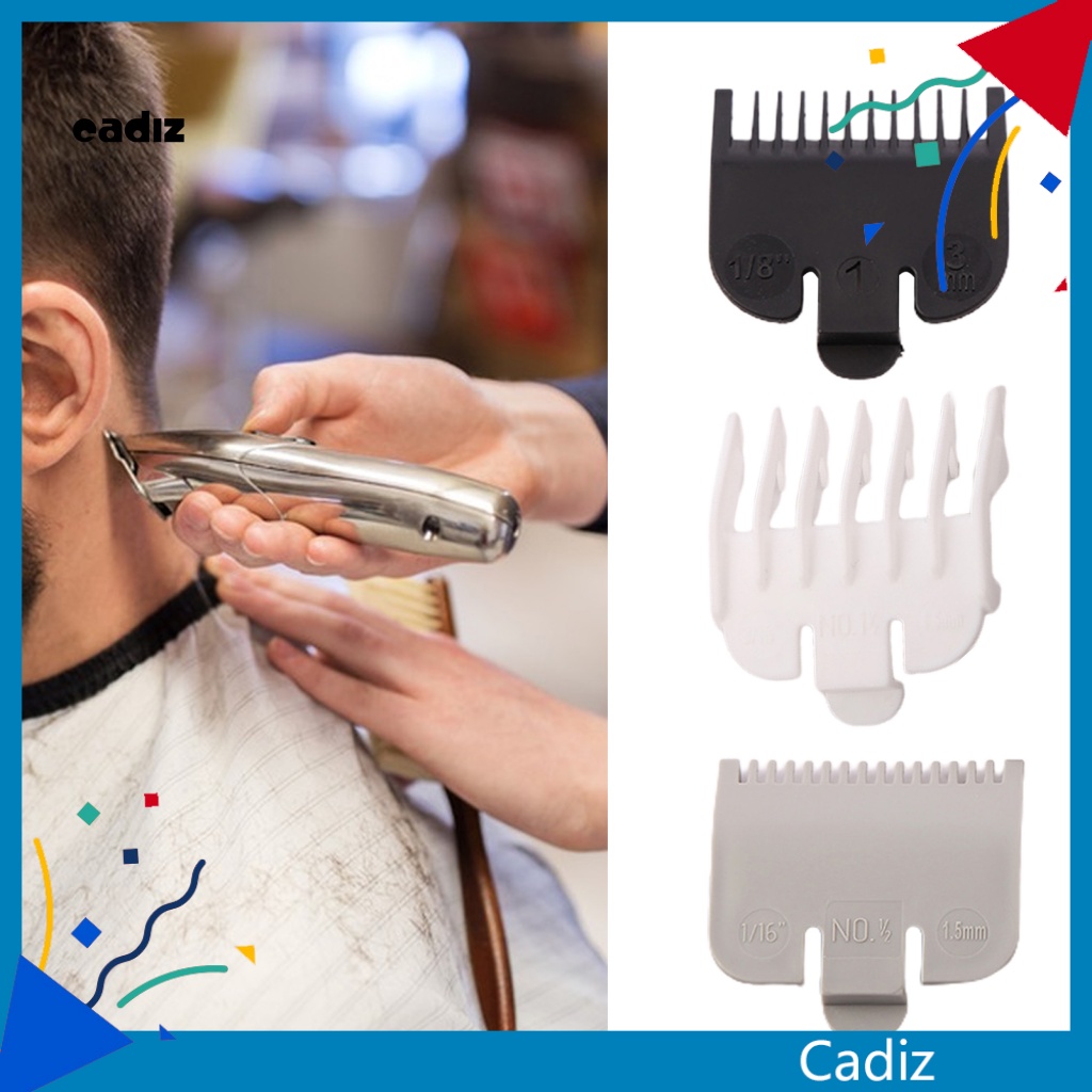 Hộp 3 Lược Chải Tóc Tạo Kiểu Bằng Nhựa Gọn Nhẹ Chống Rơi Dễ Dàng Cài Đặt Cho Nam Giới