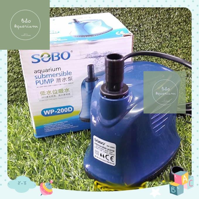 Máy bơm hút đáy SOBO WP-200D 300D 500D 700D- bảo hành 6 tháng