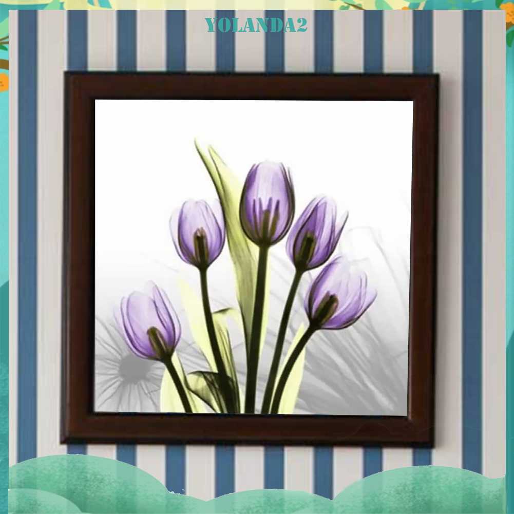 Tranh Đính Đá Kim Cương Toàn Bộ 5D DIY Hình Vẽ Hoa Trang Trí Nhà Cửa