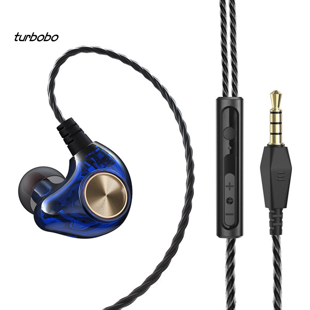 Tai Nghe Nhét Tai Jack 3.5mm Có Nút Điều Khiển Âm Lượng turbobo K1