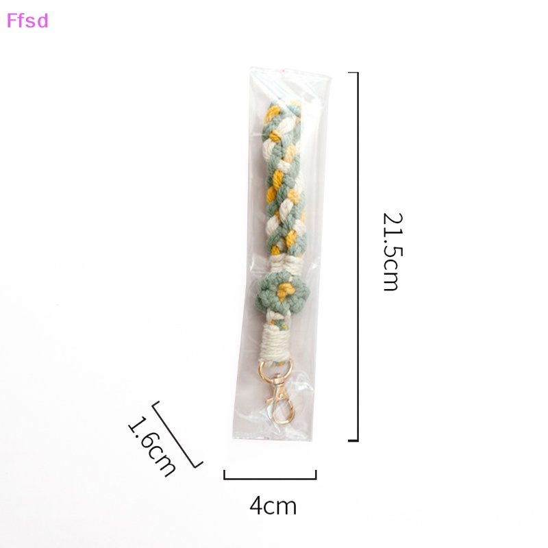 {Ffsd} Móc Chìa Khóa Dệt Thủ Công Hình Hoa Cúc Nhỏ Phong Cách Cổ Điển Thời Trang Sáng Tạo DIY