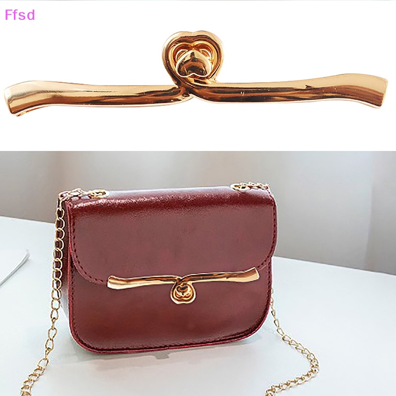 {Ffsd} Túi Dệt Cứng Hình Trái Tim Có Khóa Xoay DIY Siêu Bền * Bán Chạy